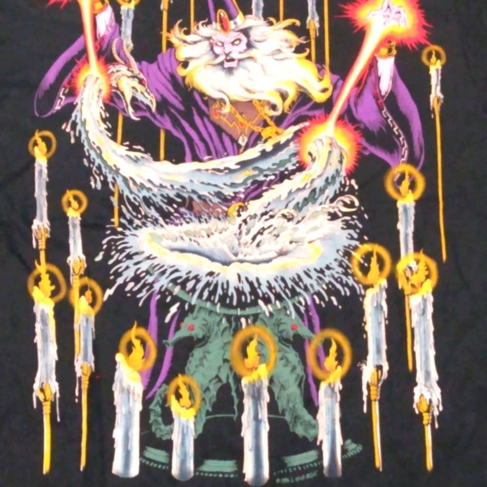 RARE,Vintage Liquid blue,Wizard/Grail tshirt,XXL(short sleeve)XL(long sleeve,NEW - Picture 2 of 5